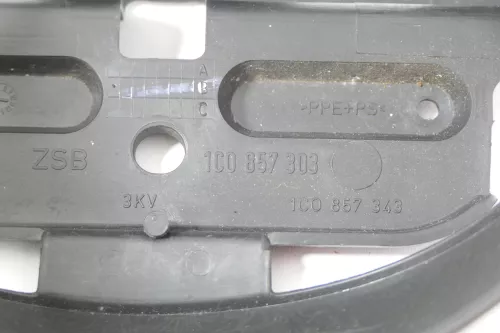 Beetle 9C Abdeckung Tacho Tachorahmen Rahmen Blende schwarz (148479)