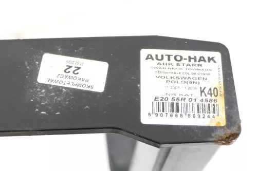 VW Polo 9N star starre feste Anhängerkupplung Auto-Hak - OHNE HAKEN - BILDER (148651)