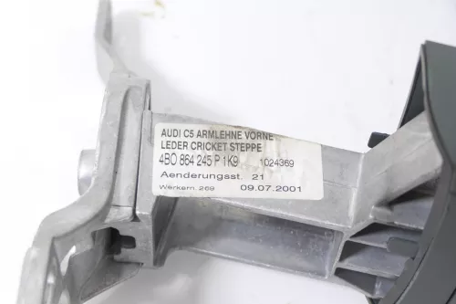 Audi A6 4B C5 Mittelarmlehne Armlehne Leder Cricket grün steppengrün (148763)