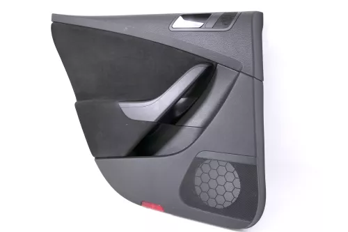 VW Passat 3C Kombi Türverkleidung Verkleidung Tür hinten links schwarz (148782)