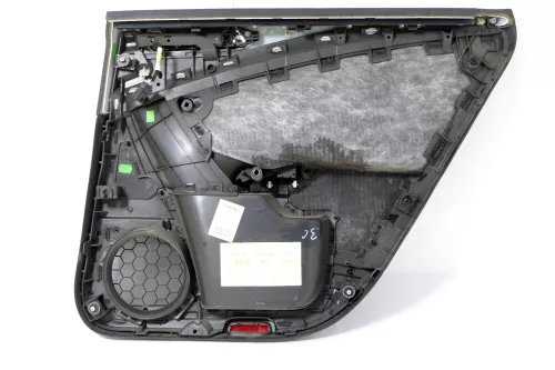 VW Passat 3C Kombi Türverkleidung Verkleidung Tür hinten links schwarz (148782)