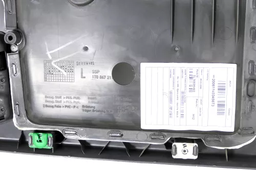 VW Touran 1x Türverkleidung Verkleidung Tür hinten links anthrazit Lautsprecher (148783)