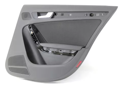 1x A4 8K B8 Türverkleidung Verkleidung Tür hinten rechts schwarz (148792)