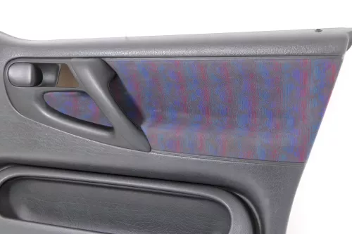 1x Polo 6N Türverkleidung Verkleidung Tür vorne rechts 4/5-Türer off-black lila (148805)