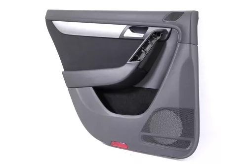 1x Passat 3C B7 Kombi Türverkleidung Verkleidung Tür hinten links schwarz (148813)