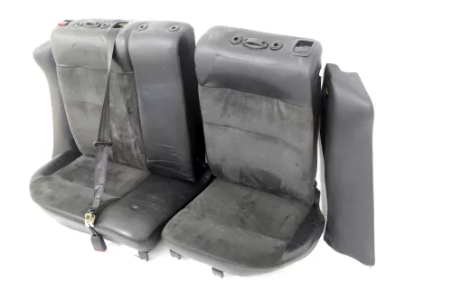 VW Passat 3BG Kombi Sitz Rückbank Rücksitzbank Sitzfläche Sitze Leder anthrazit (148892)