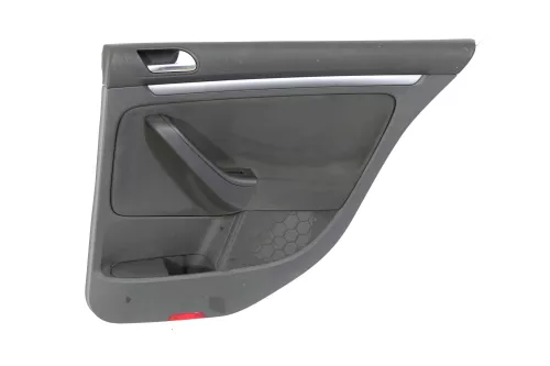 1x Jetta 1K Türverkleidung Verkleidung Tür hinten rechts 4/5-Türer schwarz