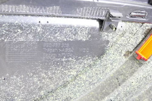 1x A4 8E B6 Türverkleidung Verkleidung Tür hinten links schwarz Buffalino Leder (149053)