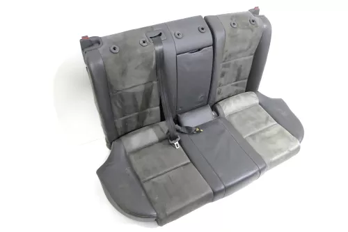 A4 B6 B7 8E Avant Sitz Rückbank Rücksitzbank hinten Leder schwarz Alcantara Q226 (149072)