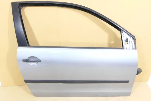 Polo 9N 9N3 Tür vorne rechts Beifahrertür 2/3-Türer silber grau LA7R ohneAnbaut