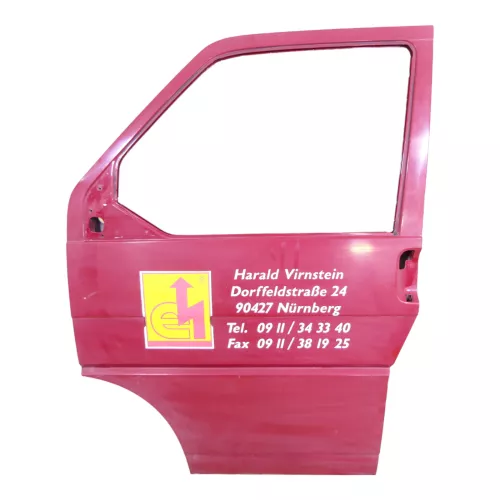 VW T4 Tür vorne links rot LK3A Fahrertür 701831055H bis ca1996 ohneAnbauteile