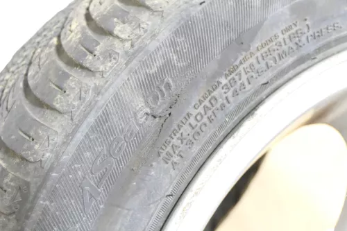 Polo 9N Ibiza Fox Alufelgen Reifen 165/70 R14 - 5-7mm Allwetterreifen KBA 45510 (149159)