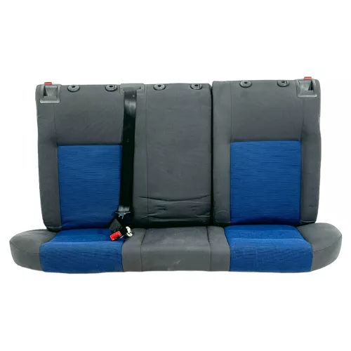 Golf 5 V Sitz Sitze hinten Rückbank Rücksitzbank 3 Punkt Lehne anthrazit blau
