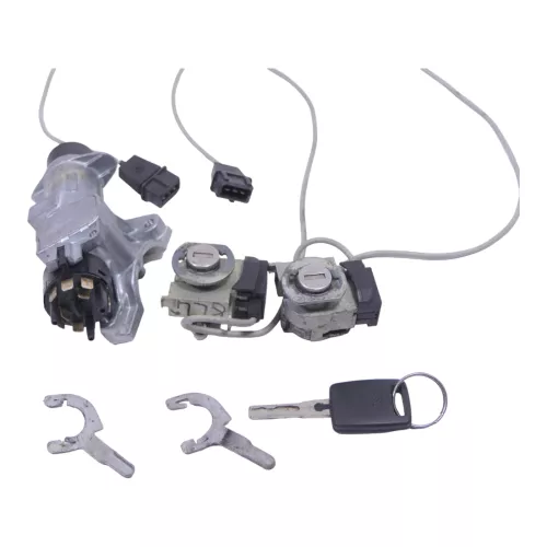 Audi A3 8L Schloßsystem Türschloß links +rechts & 1x Schlüssel Schloß Zündschloß