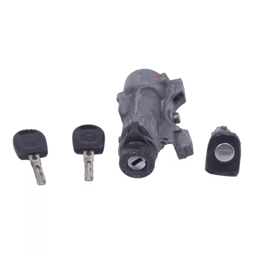 VW Polo 9N 9N3 Schloßsystem 1x Türschloß links 2x Schlüssel Zündschloß