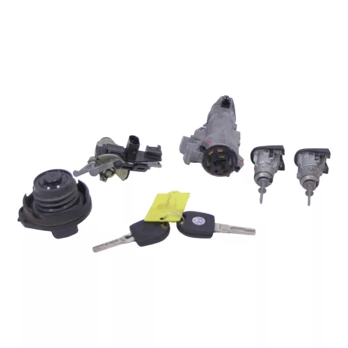 VW Polo 9N 9N3 Schloßsystem 2x Tür Heckschloß 2xSchlüssel Schloß Zündschloß (149277)