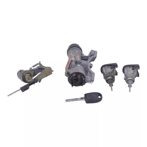 VW Polo 9N 9N3 Schloßsystem 2x Tür Heckschloß 1xSchlüssel Schloß Zündschloß (149279)