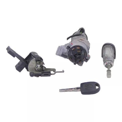 VW Polo 9N 9N3 Schloßsystem 1x Tür Heckschloß 1xSchlüssel Schloß Zündschloß (149281)