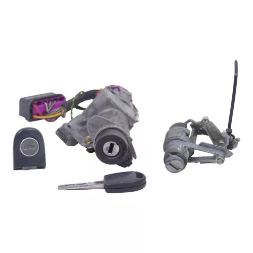 VW Golf 4 Lim Schloßsystem 1x Türschloß 1x Schlüssel Schloß Zündschloß Hecksch ö