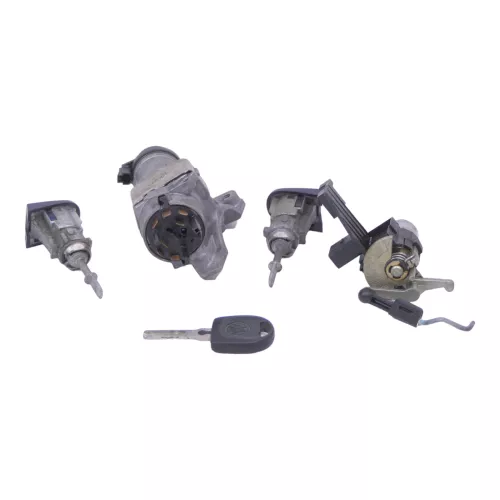 VW Polo 9N 9N3 Schloßsystem 2x Tür Heckschloß 1xSchlüssel Schloß Zündschloß (149290)