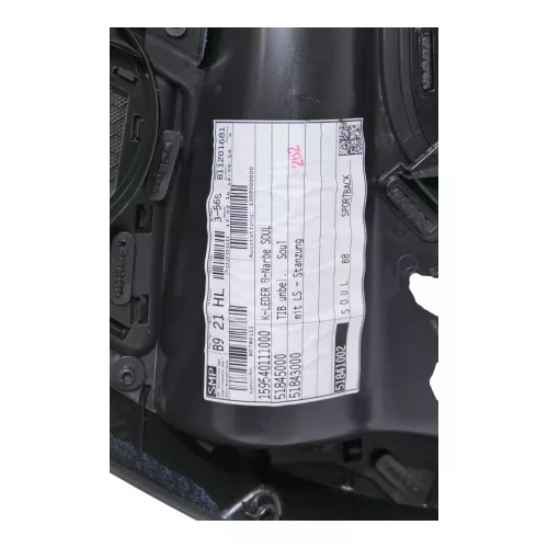 A5 8T Türverkleidung hinten links Leder Milano Soul ORIGINAL aus NEUFAHRZEUG (149535)