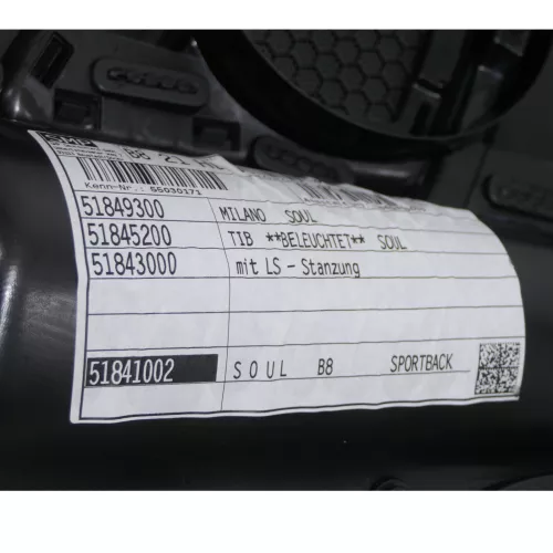 A5 8T Türverkleidung hinten links Leder Milano Soul ORIGINAL aus NEUFAHRZEUG (149538)