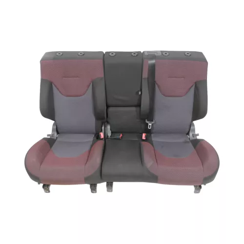 Altea 5P XL Sitz Sitze hinten Rückbank Rücksitzbank 3 Punkt Lehne rot schwarz
