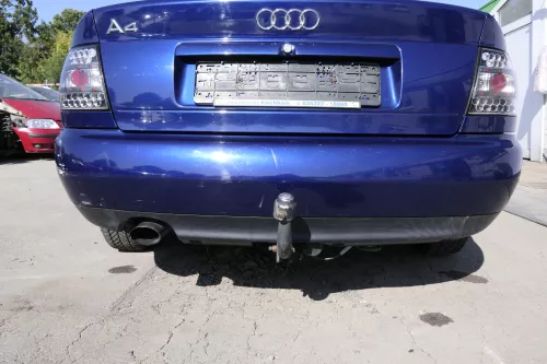 Audi A4 B5 Limousine Stoßstange hinten Heckstoßstange blau LZ5K biscaBj99