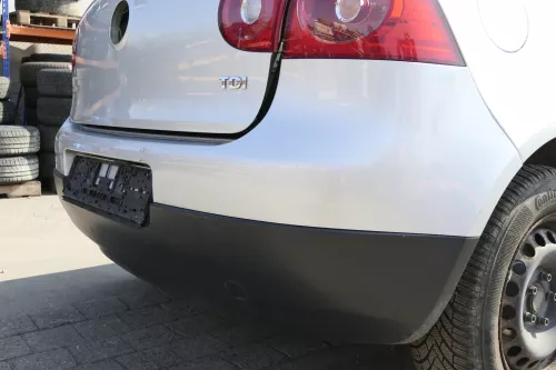 VW Golf 5 1K Limousine Stoßstange hinten Heckstoßstange silber grau LA7W refle (150222)