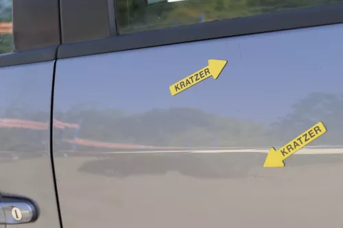 VW Touran 1T 1T3 Tür hinten links grau LD7X inkl. Scheibe Platinumgrey (150251)