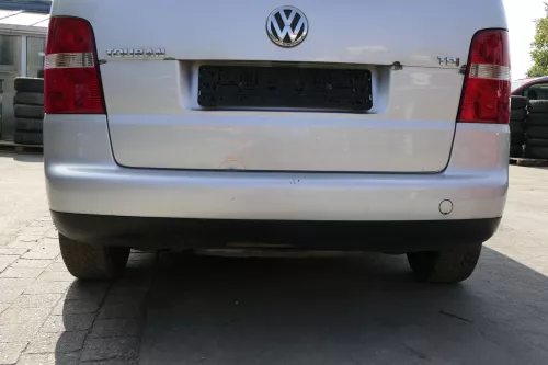 VW Touran 1T Stoßstange hinten Heckstoßstange Stoßfänger silber grau LA7W metl