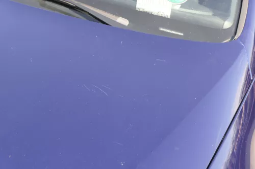 VW Passat 3C Motorhaube Klappe vorne vorn Haube blau LD5Q shadow (150356)