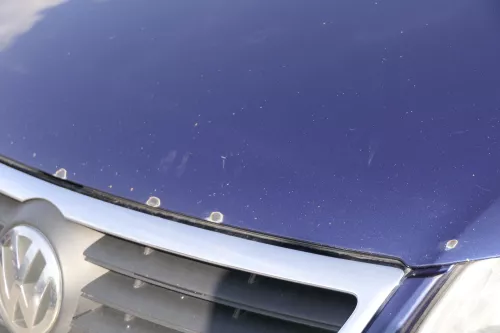 VW Passat 3C Motorhaube Klappe vorne vorn Haube blau LD5Q shadow (150356)