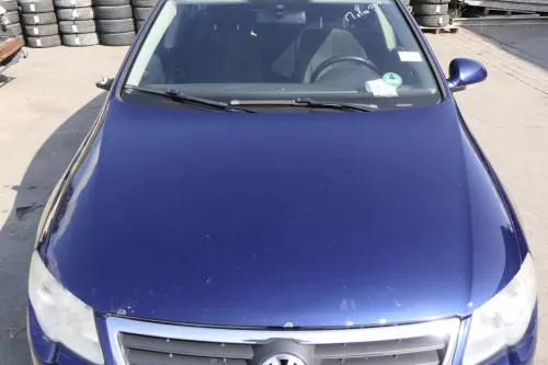 VW Passat 3C Motorhaube Klappe vorne vorn Haube blau LD5Q shadow