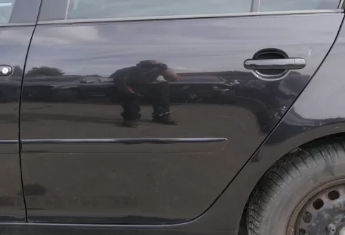 VW Golf 5 V 1K Tür nur das Türblatt hinten links 4/5-Türer schwarz LC9Z