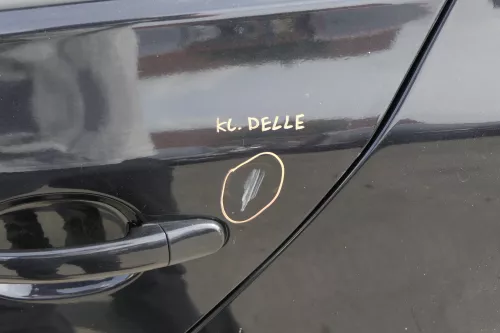 VW Golf 5 V 1K Tür nur das Türblatt hinten links 4/5-Türer schwarz LC9Z (150371)