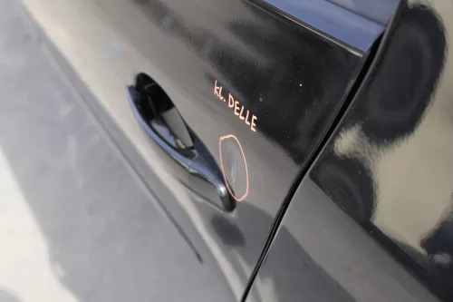 VW Golf 5 V 1K Tür nur das Türblatt hinten links 4/5-Türer schwarz LC9Z (150371)