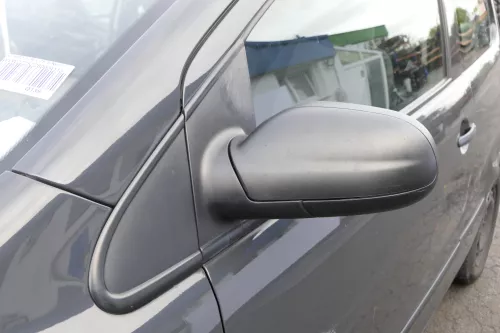 VW Fox 5Z manueller Spiegel Außenspiegel + Glas links schwarz matt mechanisch ma