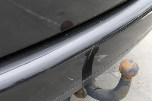 VW Touran 1T Stoßstange hinten Heckstoßstange Stoßfänger schwarz LC9Z blackmagic (150414)