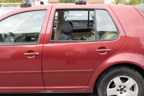 VW Golf 4 Limousine Limo Tür hinten links LC3K canyonred (KEINkombi)