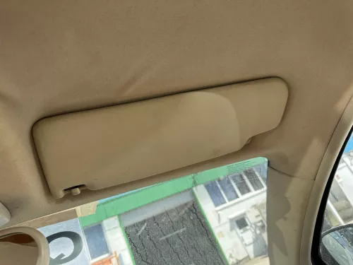 VW Passat 3B 3BG / Golf 4 Lupo Sonnenblenden Sonnenblende rechts hellbeige besch (150429)