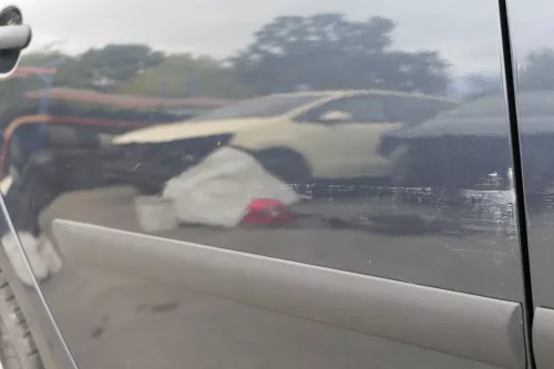 VW Golf 5 V 1K Tür nur das Türblatt hinten rechts 4/5-Türer blau LC5F (150461)