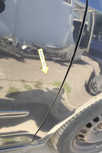 VW Golf Plus 5M Tür vorne rechts Beifahrertür schwarz LC9Z nur Türblatt (150468)