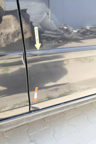 VW Golf Plus 5M Tür vorne rechts Beifahrertür schwarz LC9Z nur Türblatt (150468)