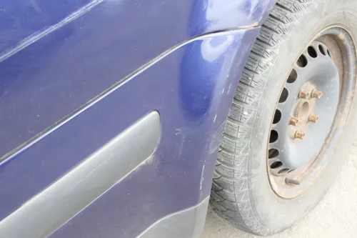 VW Passat 3BG Kombi Stoßstange hinten Heckstoßstange Stoßfäng blau LB5N indigobl (150585)