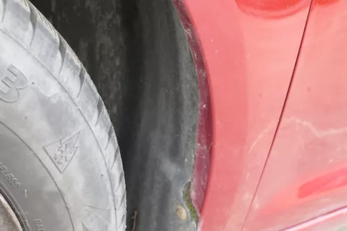 VW Touran 1T Kotflügel vorne links braun rot LA3W rot 1T0821022A ca.2003-2006 (150588)