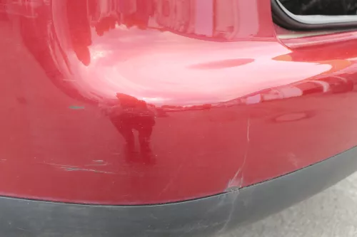 VW Touran 1T Stoßstange hinten Heckstoßstange Stoßfänger rot braun LA3W (150595)