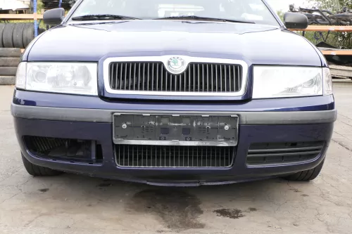 Skoda Octavia 1U Stoßstange vorne Frontstoßstange blau LF5U tiefseebla abBj.2001