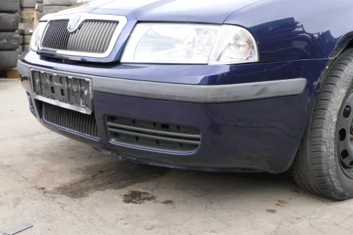 Skoda Octavia 1U Stoßstange vorne Frontstoßstange blau LF5U tiefseebla abBj.2001 (150629)