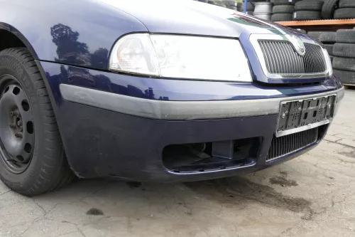 Skoda Octavia 1U Stoßstange vorne Frontstoßstange blau LF5U tiefseebla abBj.2001 (150629)